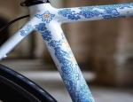 Eco Friendly Washable Road Bike Frame Stickers Decals Offset Printing