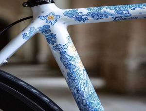 Quality Eco Friendly Washable Road Bike Frame Stickers Decals Offset Printing wholesale