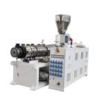 PVC Conic Twin Screw Double Screw Extruder ZS110/220 With 200kw High Output