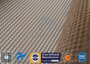 Quality PTFE Coated Fiberglass Mesh Fabric 600g 4x4mm Brown Conveyor Belt wholesale