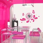 Modern Decorative Butterfly Wall Sticker Clock 10D054