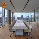 Artificial Stone Marble Contemporary Conference Room Tables Rectangular Meeting