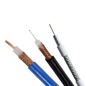 Quality Plain Copper Inner Conductor LSZH RG59 BC Coaxial Cable wholesale