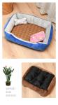 Autumn Winter Plush Dog Kennel Polyester Warm Washable Pet Bed