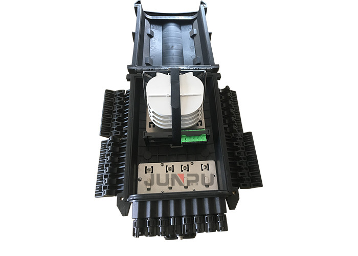 Factory Manufacturing FTTH Black 96 Core Dome Fiber Optic Splice Closure PP+GF