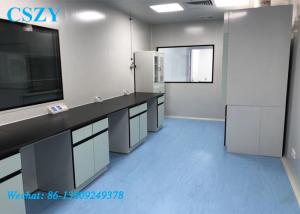 Quality Customized School Steel Laboratory Work Benches With Hanging Cupboard wholesale