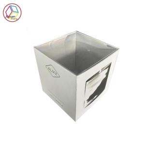 Quality Decorative Candle Boxes Luxury Glossy Gold Color Coated Paper wholesale