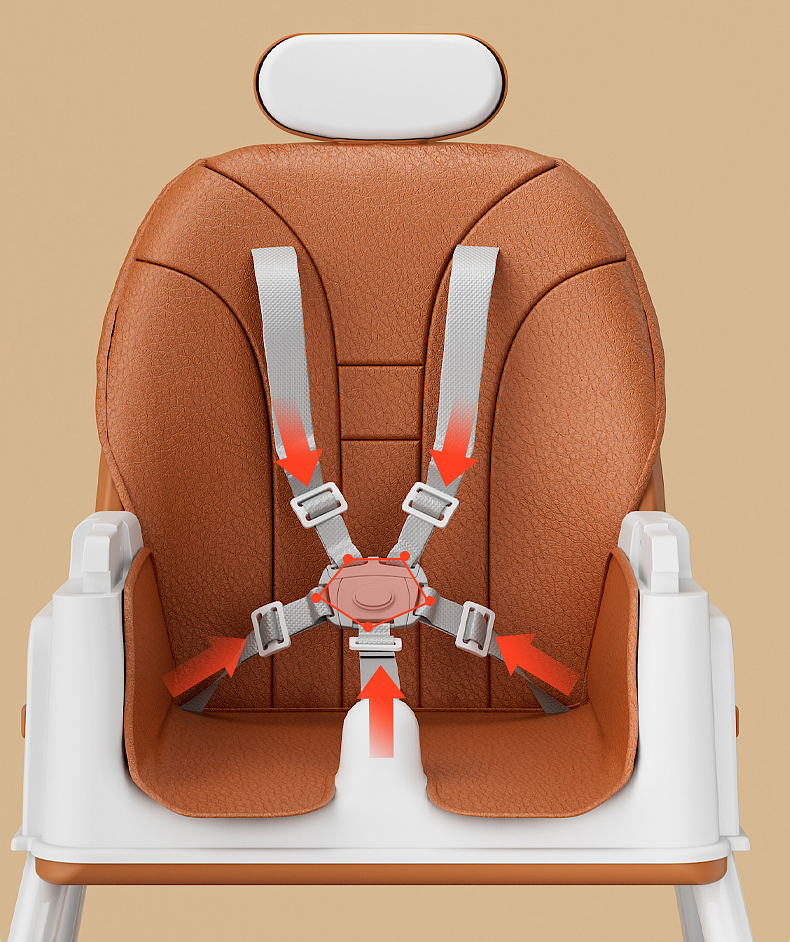 Multi Functional Portable Baby Dining Chair In Brown/Pink/Sky Blue/Green/Grey