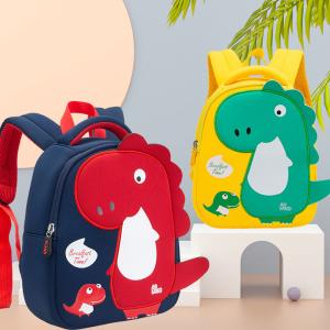 Quality 3d Dinosaur Waterproof Kids Backpack Cartoon Children School Bags OEM wholesale