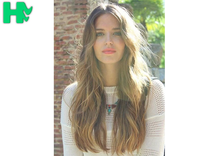 Natural Wave 26 Inch Long Synthetic Wigs Tones Blonde Mixed Heat Resistant