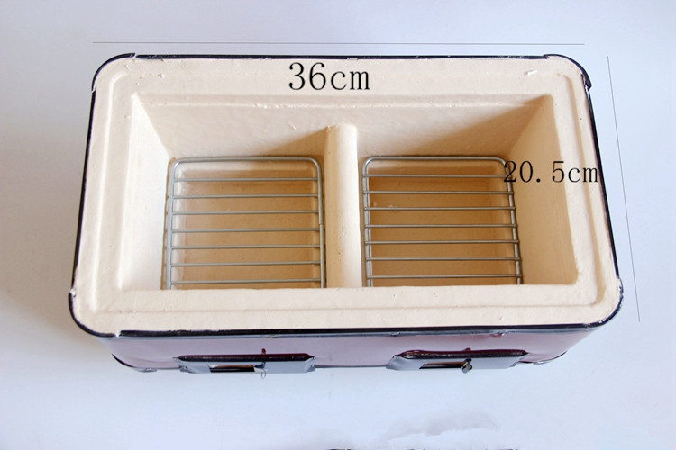 Camping or indoor use charcoal table top japanese ceramic bbq grill