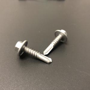 Quality #12 Hex Socket Self Drilling Screws 25mm Self Tapping Sheet Metal Screws Tek Washer Head wholesale