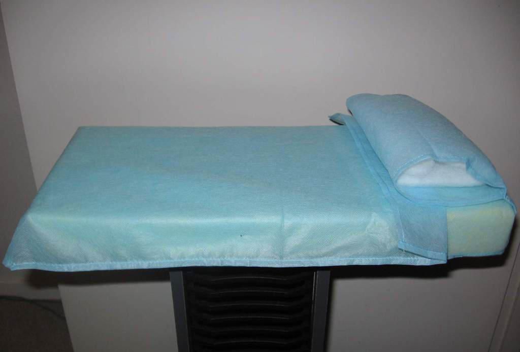 SMS Hospital Disposable Bed Cover 20g Disposable Bedsheet And Pillow Covers