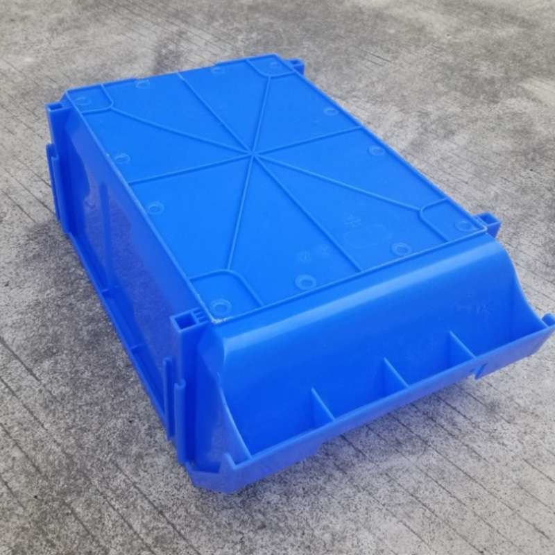 DIY 53kg Stackable Plastic Bins Blue Yellow Green
