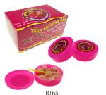 Confectionary Strawberry Chewing Gum No Sugar Bubble Gum With Sour Powder