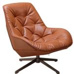Industrial Modern Design Genuine Leather Leisure Chesterfields Single Seater