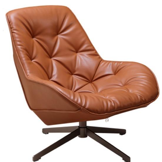 Industrial Modern Design Genuine Leather Leisure Chesterfields Single Seater