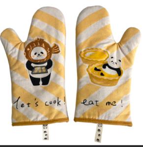 Quality Kitchen Microwave Polyester Heat Resistant Oven Gloves Slip Resistant wholesale