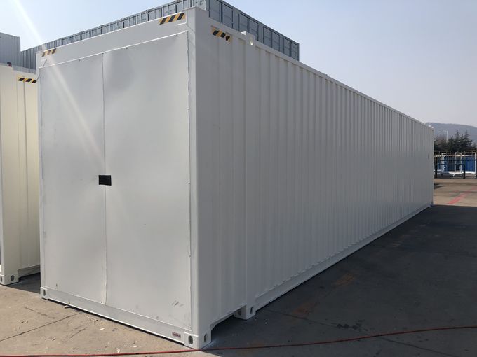 Length 13716MM Cargo Shipping Container 45ft High Cube Roll Up Door Industrial