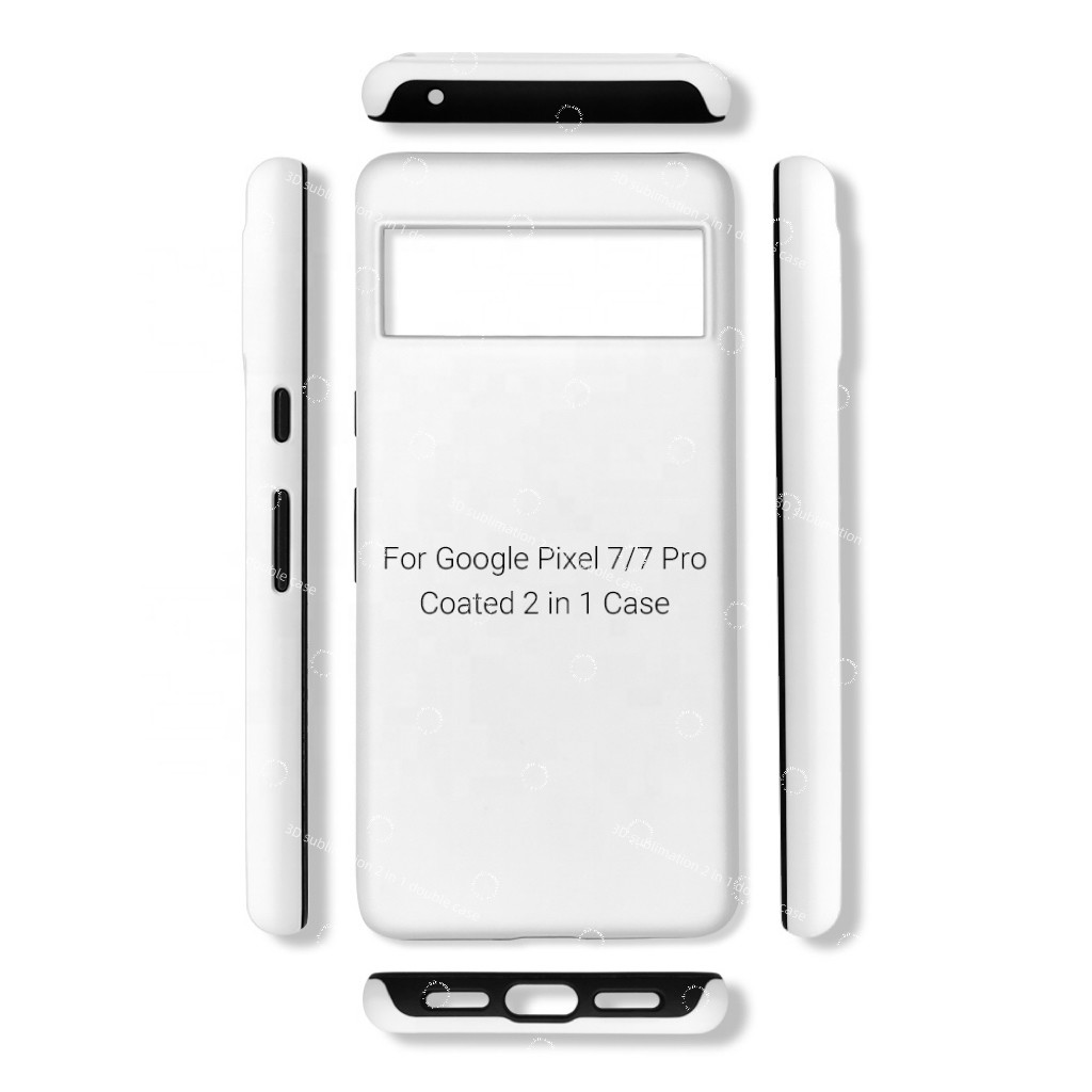 Sublimation Coated 2 in 1 Tough Phone Cases for Google Pixel 7/7 Pro