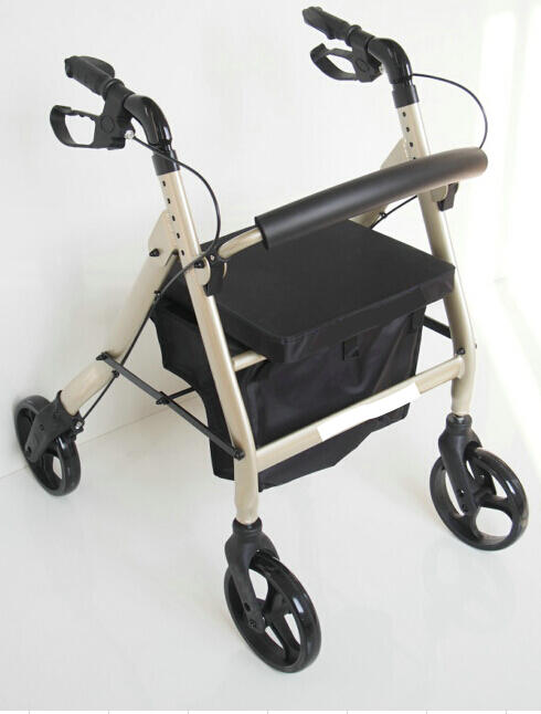 ALUMINUM ROLLATOR(LOADAGE:300POUNDS)
