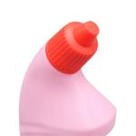 HDPE 500ml Flat Screw Cap Toilet Cleaner Bottle