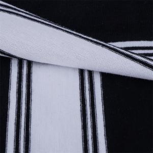 Quality Skin-Friendly Comfortable And Breathable Striped Knit Fabric For Casual Wear wholesale