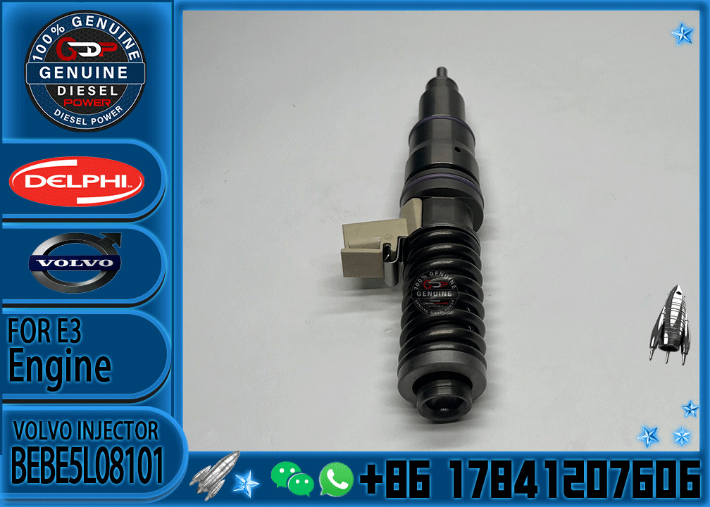 Common Rail Fuel Injector BEBE5L08001 BEBE5L08101 BEBE4L01001 BEBE4L01002 BEBE4L01102 BEBE4L02001 For VOL