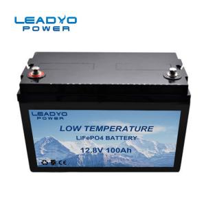 Quality Low Temperature LiFePO4 Rechargeable Lithium Battery Pack 100Ah 12v wholesale