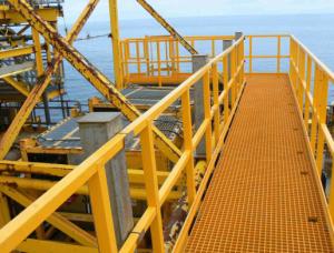 Quality Anti Corrosion Moisture Proof FRP Handrail Used In Humid Coast Areas wholesale