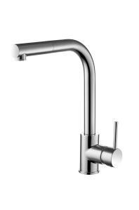 Quality Chrome Single Handle Brass Kitchen Mixer Taps For Kitchen T81039 wholesale