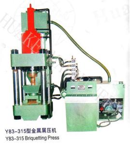 Quality SGS Hydraulic Briquette Press Machine For Iron Copper Aluminum wholesale