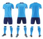 Casual Training Plain Soccer Jerseys Sublimated Soccer Uniforms Set Short Sleeve