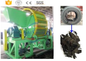 Quality High efficiency used tire twin shaft shredder manufacturer with CE wholesale
