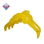 Non Rotatable Throttle Hydraulic Grabs For Excavators Mechanical
