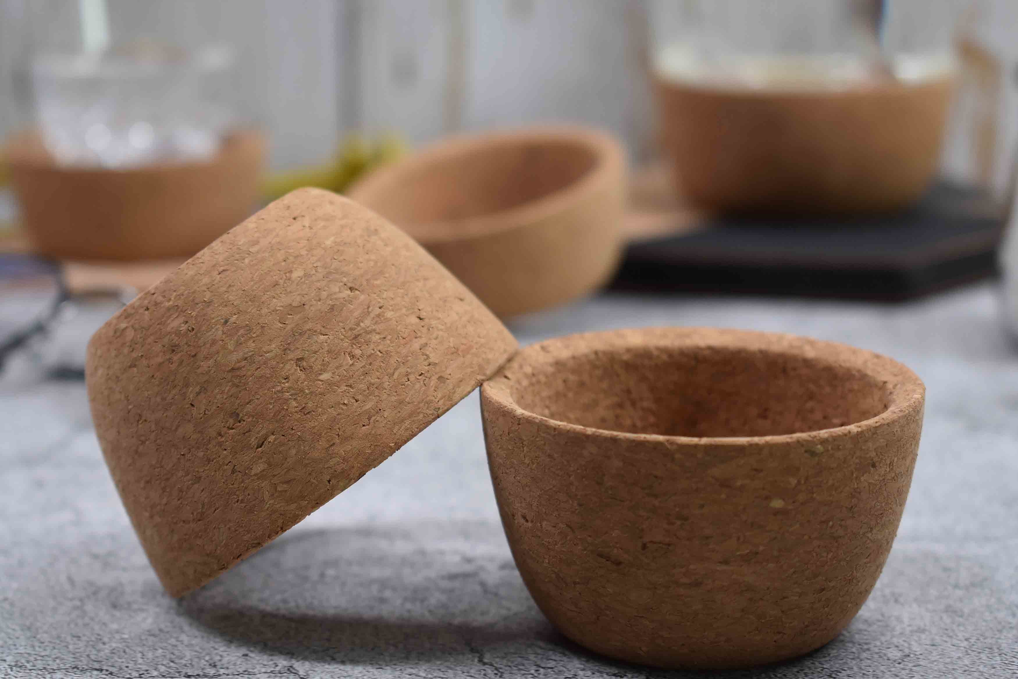 Glass Storage Carafe Natural Cork Coasters Bottom Base Anti Acid Anti Alkali