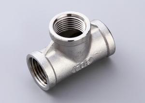 Quality 150LB PN25 SS304 Threaded Pipe Fittings , Threaded Tee Fitting wholesale