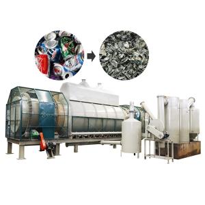 Quality Industrial Aluminum Can Paint Removal System , Continuous Carbonization Furnace wholesale