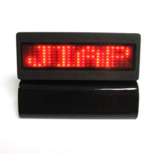 Quality Rechargable LED message Badge 7 wholesale
