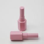 Plastic Cap Matte Pink Nail Polish Bottles 12ml Empty Nail Polish Container