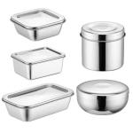 Leakproof Stainless Steel Containers With Lids For Food Storage – BPA Free &