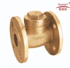 Quality yomtey brass flanged check valve wholesale