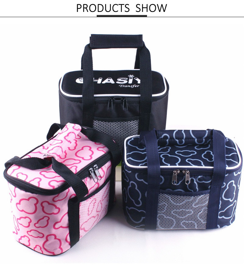 Polyester Waterproof Travel Tote Thermal Insulated Beach Bag
