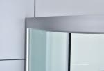 Aluminum Frame 2 Sided Glass Shower Enclosures 4mm 31''x31''x85''