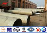 Electric Conical Galvanized Steel Power Pole Yiled Strength Not Less Than 460mpa