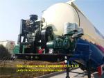 SCEC Heavy Duty Semi Trailers CIMC 3 FUWA Axles 35cbm Bulk Cement Tanker Trailer