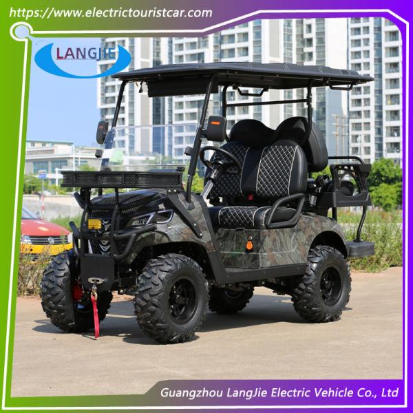4 Wheels Electric Golf Cart Car With Golf Bag Rack 5KW Electric Scooter Golf