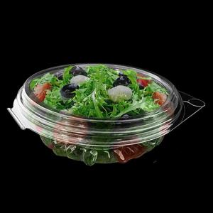 Quality Vegetable Salad Plastic Fruit Packaging Flat Lid Fruit Clamshell Packaging wholesale