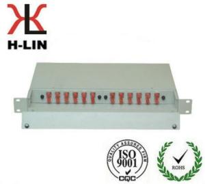 Quality 1U Metal Ftth Telecommunication Fiber Optic Distribution Box Frame Easy Operation wholesale