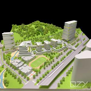 China Physical Architectural Maquette Park Scale Models HSA 1/300 on sale